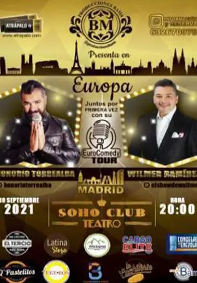Cartel de Euro Comedy Tour