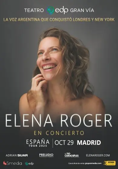 Cartel de Elena Roger en concierto