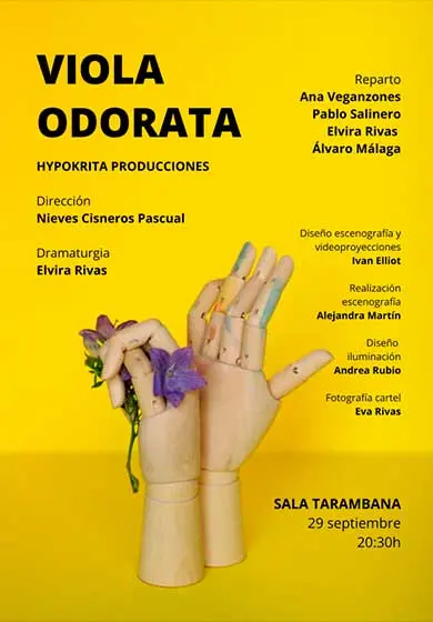 Cartel de Viola Odorata