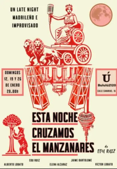 Cartel de Esta noche cruzamos el Manzanares