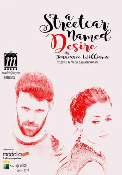 Cartel de Un tranvía llamado deseo - The Madrid Players