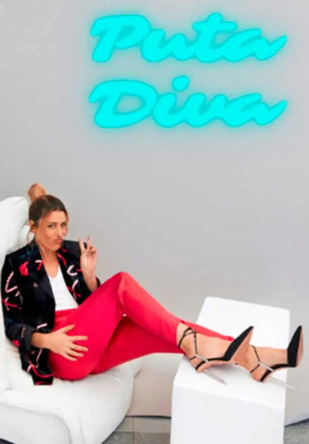 Cartel de Valeria Ros: Puta Diva