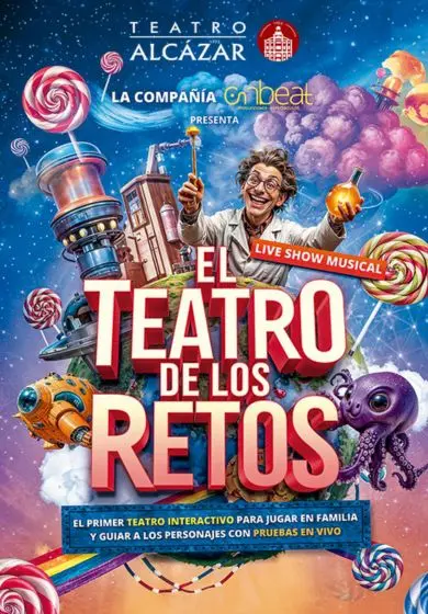 Cartel de El teatro de los retos