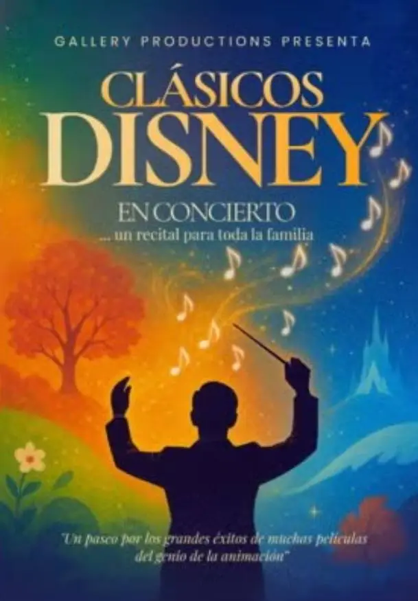 Cartel de Clásicos Disney (Concierto)