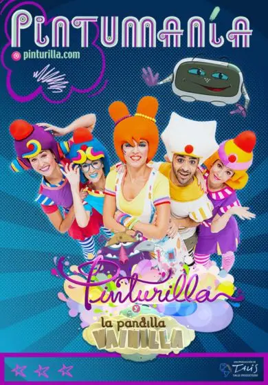 Cartel de Pinturilla y la Pandilla Vainilla: Pintumanía