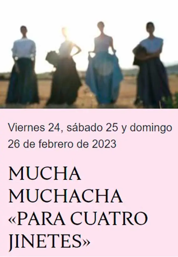 Cartel de Para cuatro jinetes