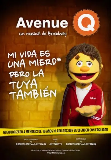 Cartel de Avenue Q