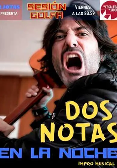 Cartel de Dos notas en la noche