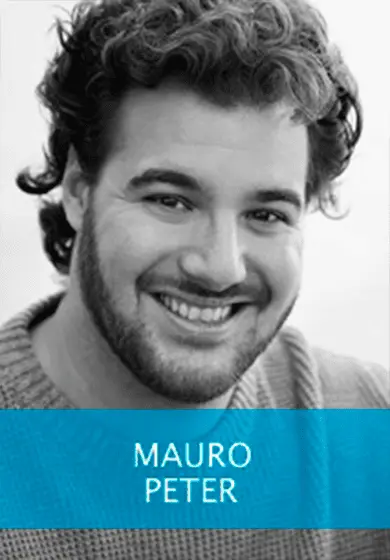 Cartel de Ciclo de Lied: Mauro Peter