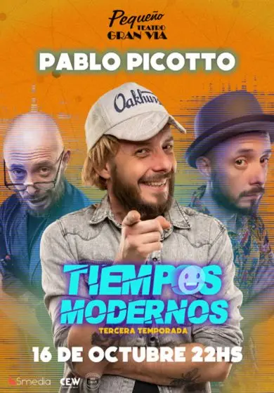 Cartel de Tiempos modernos – Pablo Picotto