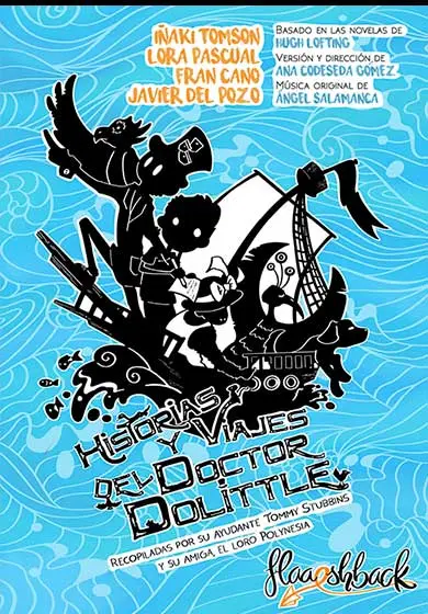 Cartel de Historias y viajes del Doctor Dolittle