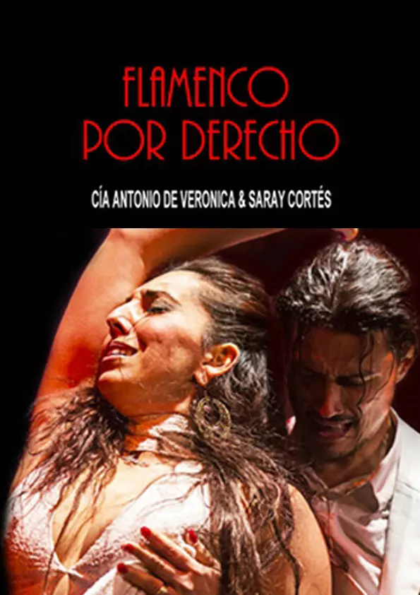 Cartel de Flamenco por derecho - Saray Cortés / Antonio de Verónica