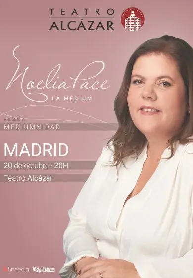 Cartel de Noelia Pace, la médium - Mediumnidad