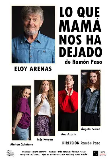 Cartel de Lo que mamá nos ha dejado