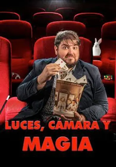 Cartel de Luces, cámara y magia