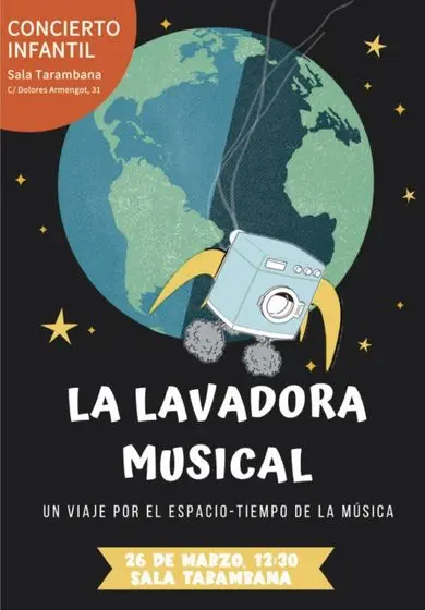 Cartel de La Lavadora Musical