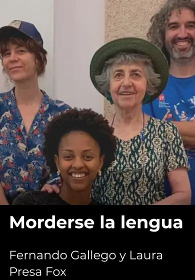 Cartel de Morderse la lengua