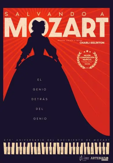 Cartel de Salvando a Mozart