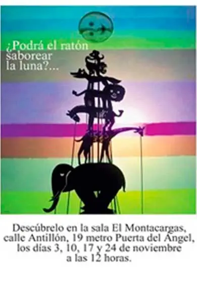 Cartel de Podrá el ratón saborear la luna