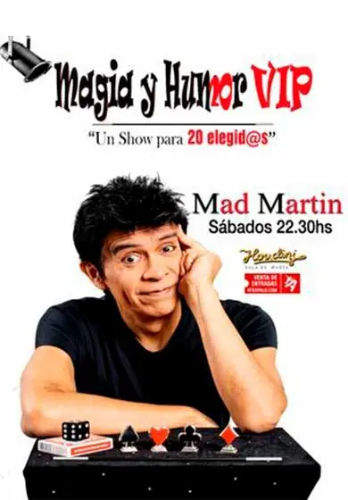 Cartel de Magia y humor VIP