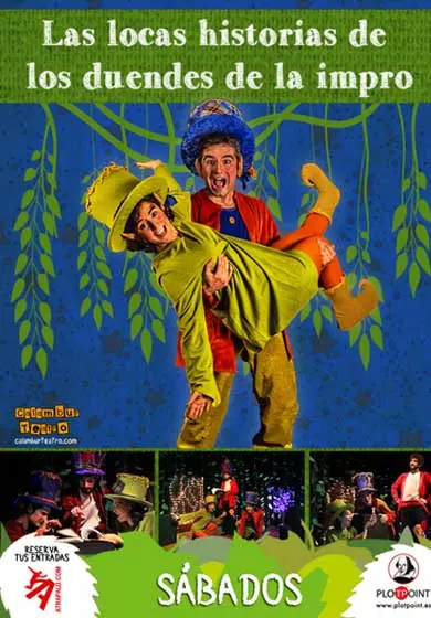 Cartel de Las locas historias de los duendes de la impro