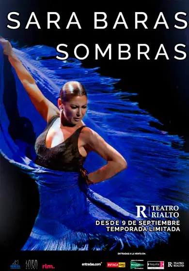 Cartel de Sara Baras: Sombras