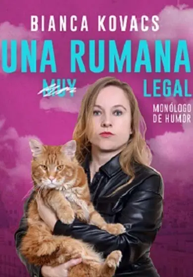 Cartel de Bianca Kovacs: Una Rumana muy legal