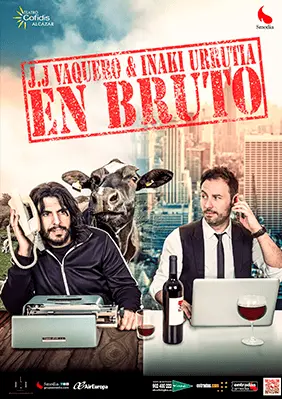Cartel de Urrutia y Vaquero: En bruto