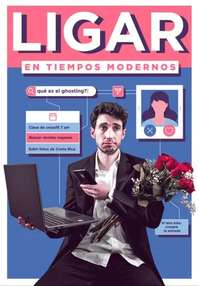Cartel de Ligar en tiempos modernos