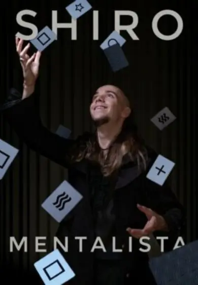 Cartel de Mentalismo sensorial con Shiro