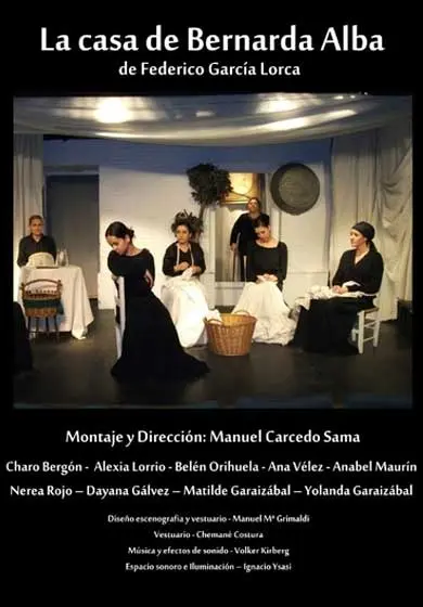 Cartel de Carcedo Sama: La casa de Bernarda Alba
