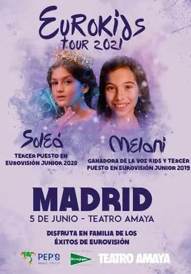 Cartel de Eurokids Tour 2021