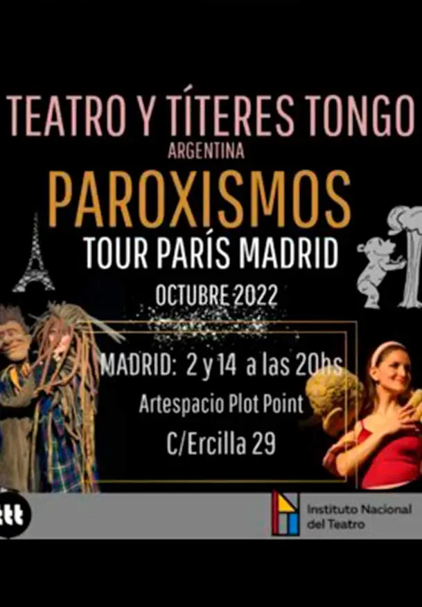 Cartel de Títeres Tongo: ParoXismos