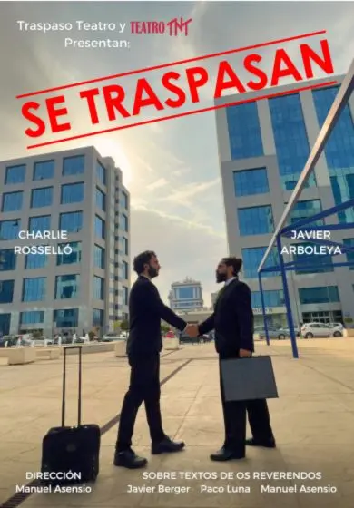 Cartel de Se traspasan
