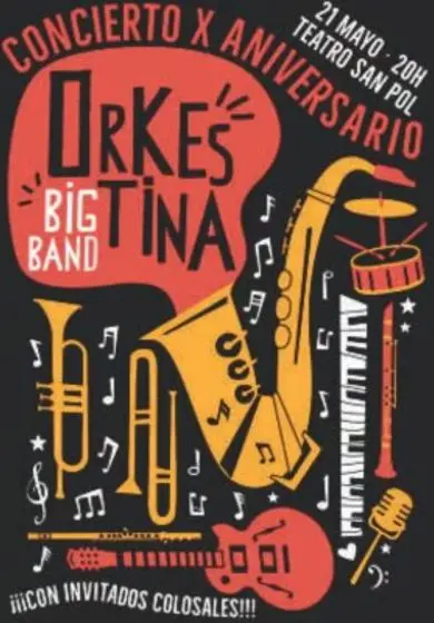 Cartel de La Orkestina Big Band