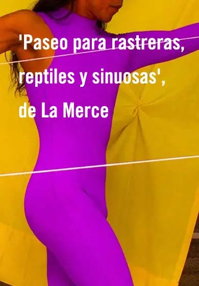Cartel de Paseo para rastreras, reptiles y sinuosas
