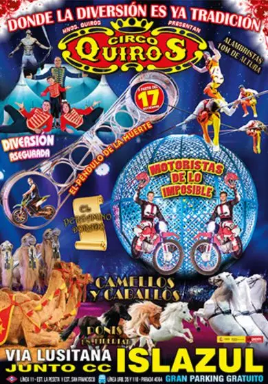 Cartel de Gran Circo Quirós
