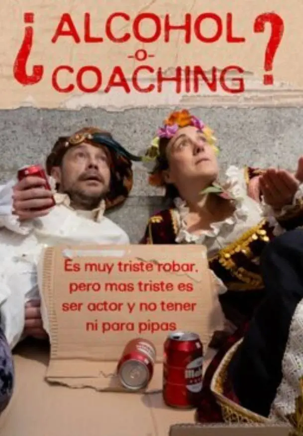 Cartel de ¿Alcohol o coaching?