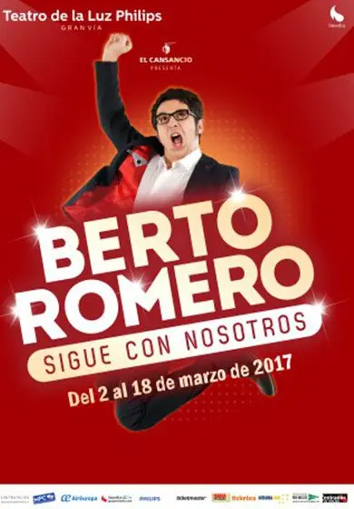 Cartel de Berto Romero sigue con nosotros
