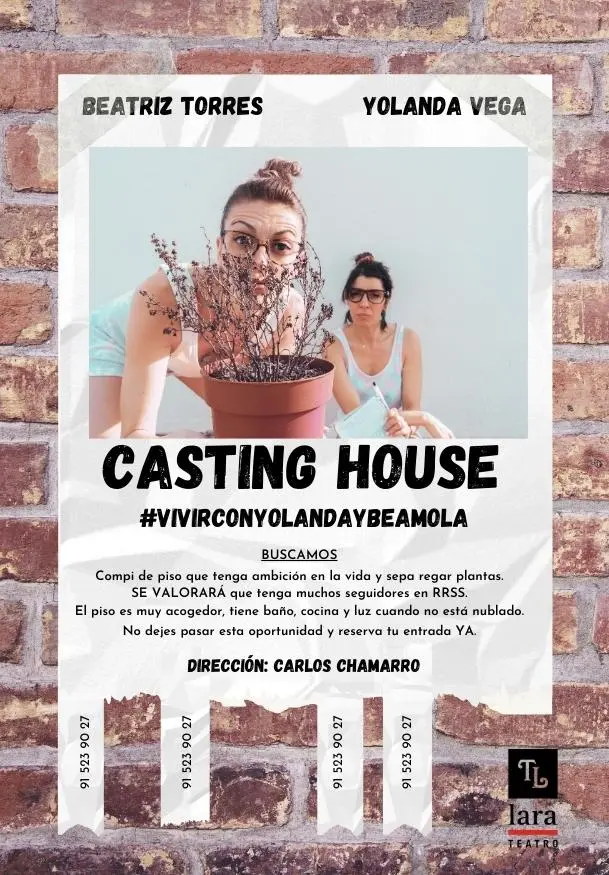 Cartel de Casting house