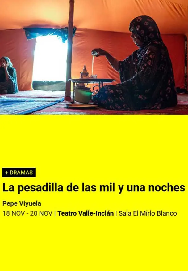 Cartel de La pesadilla de las mil y una noches