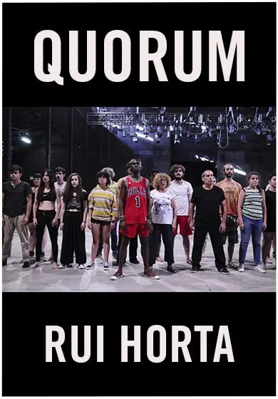 Cartel de Rui Horta: Quorum
