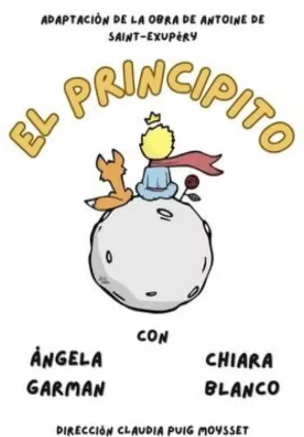 Cartel de El principito. Adaptación a dos voces