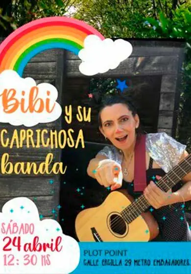 Cartel de Bibi y su caprichosa banda