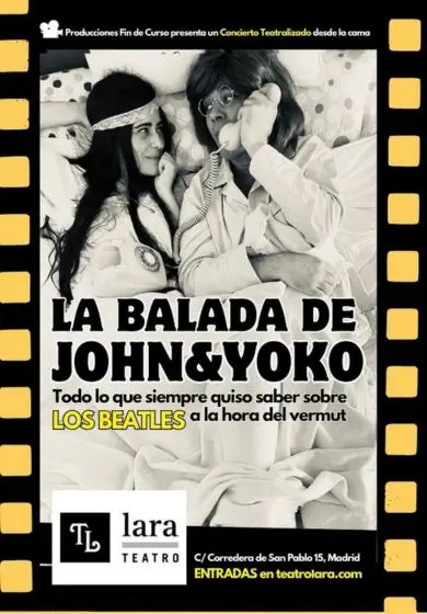 Cartel de La balada de John y Yoko