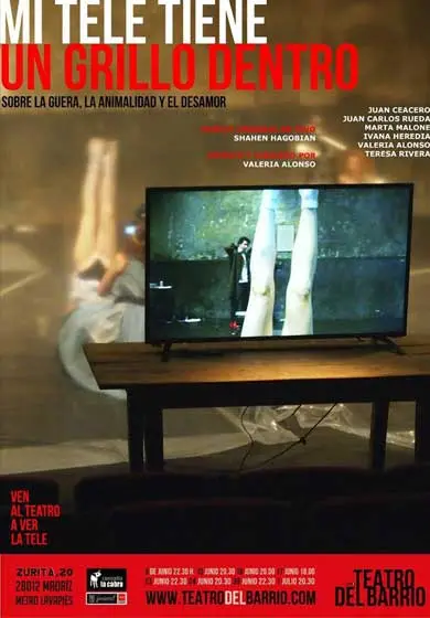 Cartel de Mi tele tiene un grillo dentro