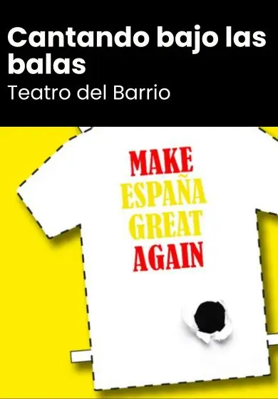 Cartel de Cantando bajo las balas
