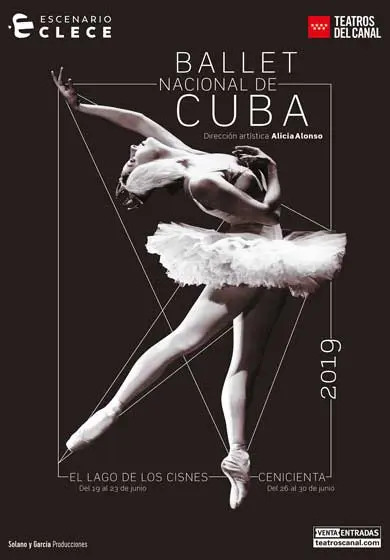 Cartel de Cenicienta - Ballet Nacional de Cuba