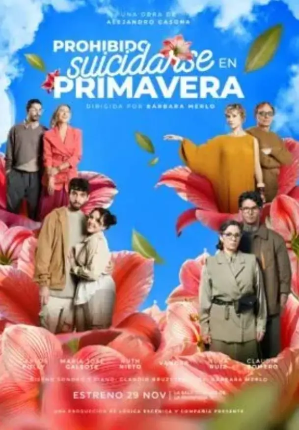 Cartel de Prohibido suicidarse en primavera