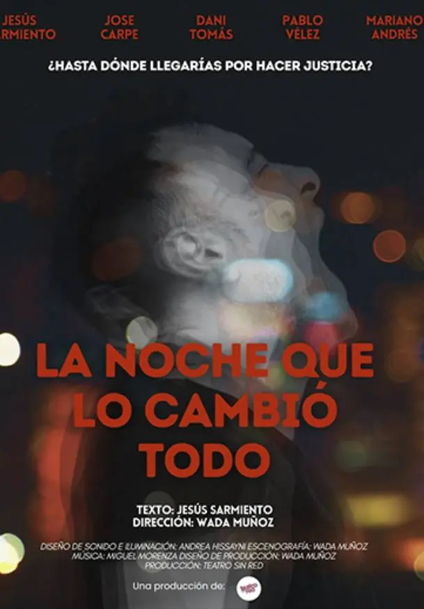 Cartel de La noche que lo cambió todo